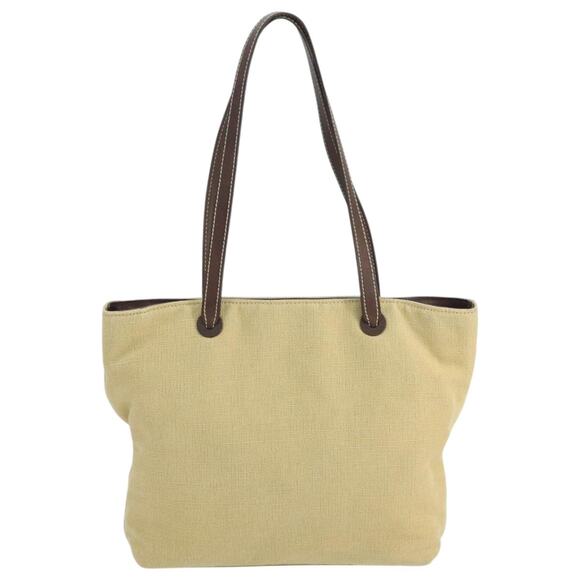 CHANEL Coco Mark Tote Bag Canvas Beige CC - Picture 2 of 16